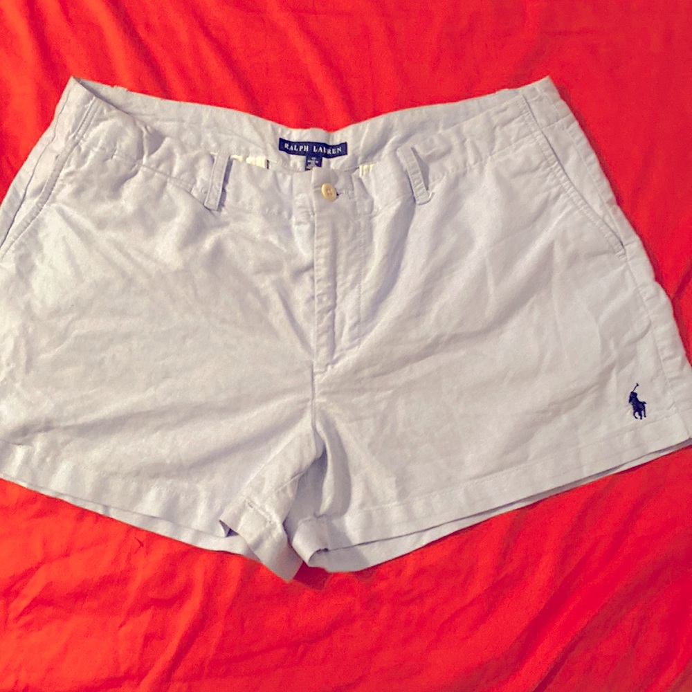 Light blue denim look women’s Ralph Lauren so 12 3In shorts good condition